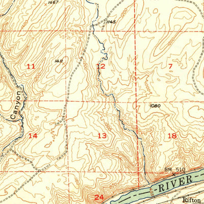 United States Geological Survey Ayer, WA (1950, 62500-Scale) digital map