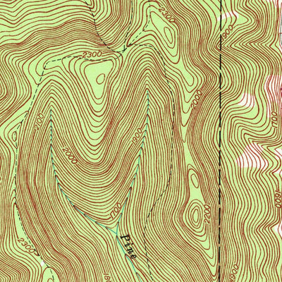 United States Geological Survey Ayers Hill, PA (1947, 24000-Scale) digital map