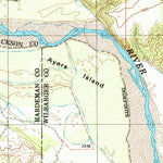 United States Geological Survey Ayers Island, TX-OK (1985, 24000-Scale) digital map