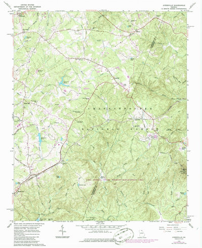 United States Geological Survey Ayersville, GA (1964, 24000-Scale) digital map
