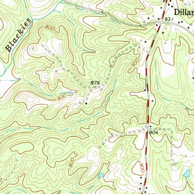 United States Geological Survey Ayersville, NC (1971, 24000-Scale) digital map