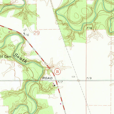 United States Geological Survey Ayersville, OH (1960, 24000-Scale) digital map