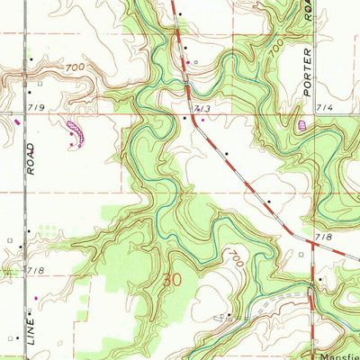 United States Geological Survey Ayersville, OH (1960, 24000-Scale) digital map