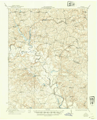 United States Geological Survey Aylett, VA (1933, 62500-Scale) digital map