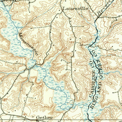 United States Geological Survey Aylett, VA (1933, 62500-Scale) digital map