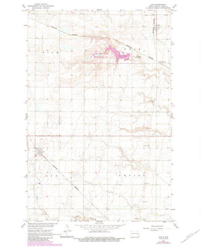 United States Geological Survey Ayr, ND (1967, 24000-Scale) digital map