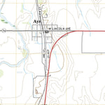 United States Geological Survey Ayr, NE (2021, 24000-Scale) digital map