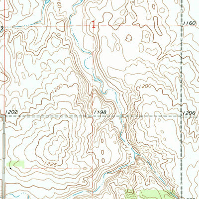 United States Geological Survey Ayr NW, ND (1967, 24000-Scale) digital map