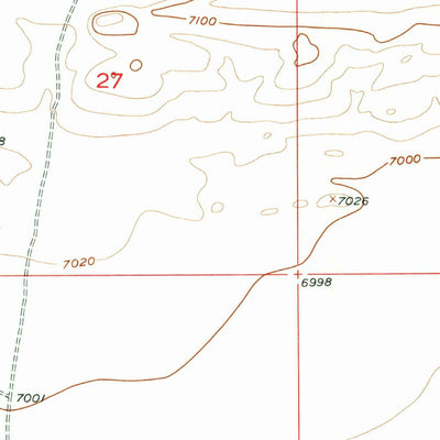 United States Geological Survey Ayres Spring, WY (1955, 24000-Scale) digital map