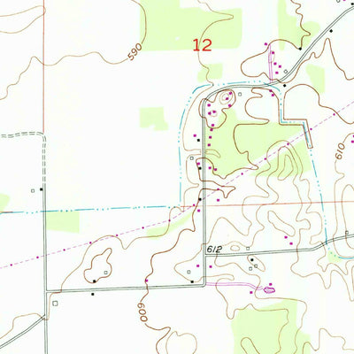 United States Geological Survey Azalia, IN (1957, 24000-Scale) digital map