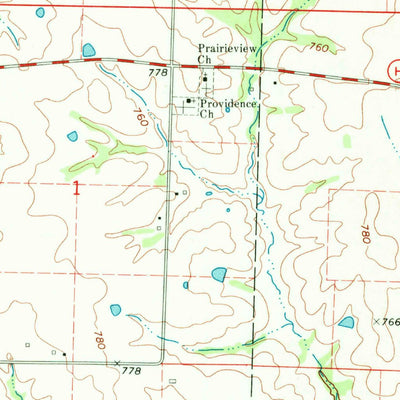 United States Geological Survey Azen, MO-IA (1970, 24000-Scale) digital map