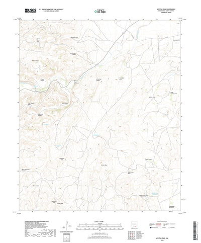United States Geological Survey Azotea Peak, NM (2020, 24000-Scale) digital map