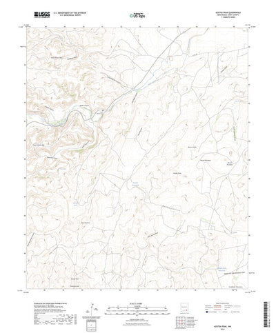 United States Geological Survey Azotea Peak, NM (2023, 24000-Scale) digital map