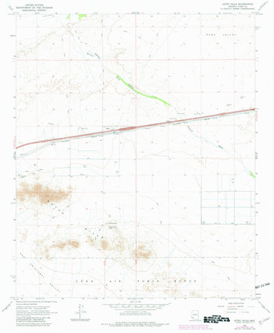 United States Geological Survey Aztec Hills, AZ (1965, 24000-Scale) digital map