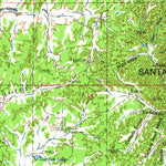 United States Geological Survey Aztec, NM-CO (1965, 250000-Scale) digital map