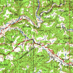 United States Geological Survey Aztec, NM-CO (1965, 250000-Scale) digital map