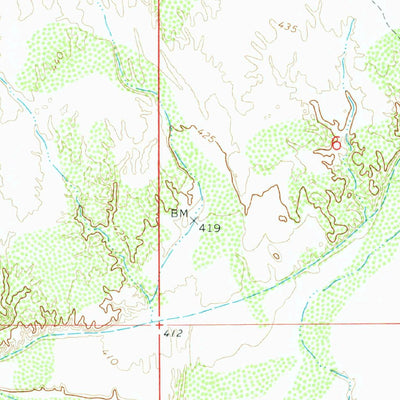 United States Geological Survey Aztec NW, AZ (1965, 24000-Scale) digital map