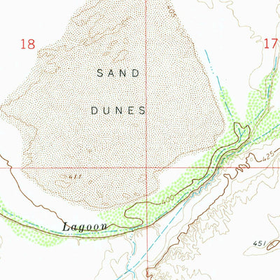 United States Geological Survey Aztec NW, AZ (1965, 24000-Scale) digital map