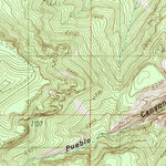 United States Geological Survey Aztec Peak, AZ (1986, 24000-Scale) digital map
