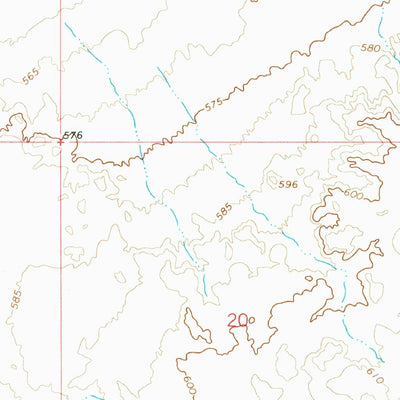 United States Geological Survey Aztec SE, AZ (1965, 24000-Scale) digital map