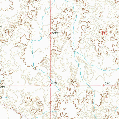United States Geological Survey Aztec SE, AZ (1965, 24000-Scale) digital map