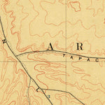 United States Geological Survey Aztec W, NM-CO (1889, 250000-Scale) digital map