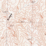 United States Geological Survey Azure Ridge, NV-AZ (1983, 24000-Scale) digital map