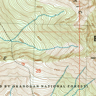 United States Geological Survey Azurite Peak, WA (2002, 24000-Scale) digital map