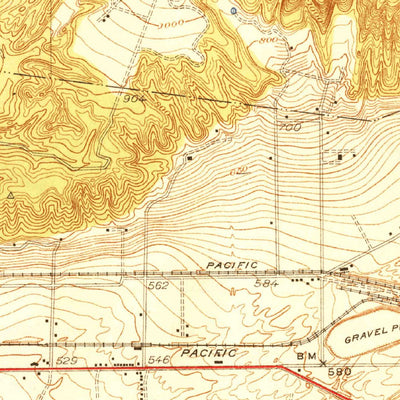 United States Geological Survey Azusa, CA (1928, 24000-Scale) digital map