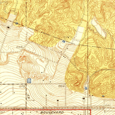 United States Geological Survey Azusa, CA (1928, 24000-Scale) digital map