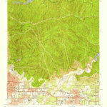 United States Geological Survey Azusa, CA (1953, 24000-Scale) digital map