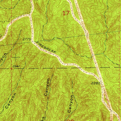United States Geological Survey Azusa, CA (1953, 24000-Scale) digital map