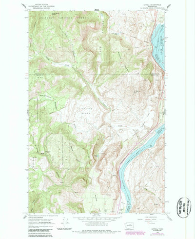 United States Geological Survey Azwell, WA (1968, 24000-Scale) digital map