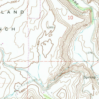 United States Geological Survey Azwell, WA (1968, 24000-Scale) digital map