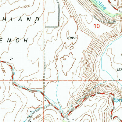 United States Geological Survey Azwell, WA (2001, 24000-Scale) digital map
