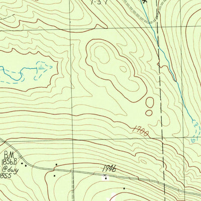 United States Geological Survey B Pond, ME (1984, 24000-Scale) digital map