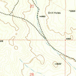 United States Geological Survey B T Ranch, NM (1975, 24000-Scale) digital map