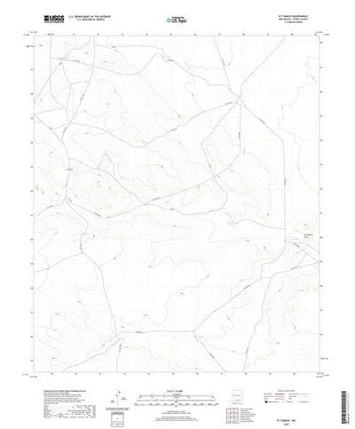 United States Geological Survey B T Ranch, NM (2020, 24000-Scale) digital map