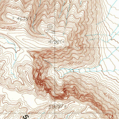 United States Geological Survey Babb Canyon, TX (1984, 24000-Scale) digital map