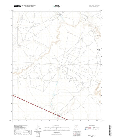United States Geological Survey Babbitt Wash, AZ (2021, 24000-Scale) digital map