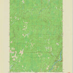 United States Geological Survey Babbs Island, WI (1971, 24000-Scale) digital map