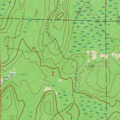 United States Geological Survey Babbs Island, WI (1971, 24000-Scale) digital map