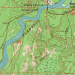 United States Geological Survey Babbs Island, WI (1971, 24000-Scale) digital map