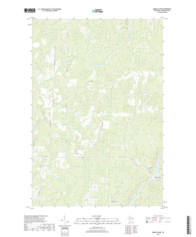 United States Geological Survey Babbs Island, WI (2018, 24000-Scale) digital map