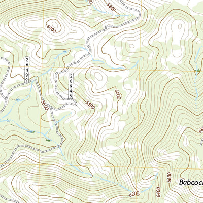 United States Geological Survey Babcock Peak, CA (2021, 24000-Scale) digital map