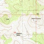 United States Geological Survey Baboon Peak, UT (1989, 24000-Scale) digital map