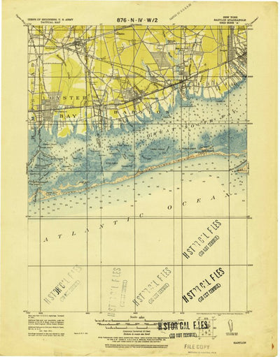 United States Geological Survey Babylon, NY (1919, 62500-Scale) digital map
