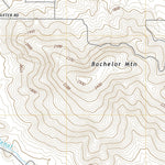 United States Geological Survey Bachelor Mountain, CA (2021, 24000-Scale) digital map