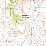 United States Geological Survey Bachelor Mountain, MT (1988, 24000-Scale) digital map