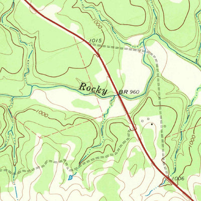United States Geological Survey Bachelor Peak, TX (1967, 24000-Scale) digital map